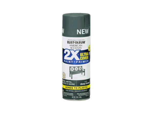 RUST-OLEUM® 2X Ultra Cover Satin Spray – Satin Deep Forest (12 oz. Spray)