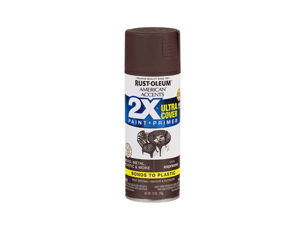 RUST-OLEUM® 2X Ultra Cover Satin Spray – Satin Espresso (12 oz. Spray)