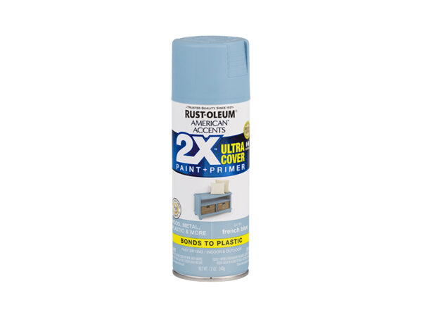 RUST-OLEUM® 2X Ultra Cover Satin Spray – Satin French Blue (12 oz. Spray)