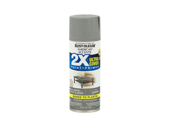 RUST-OLEUM® 2X Ultra Cover Satin Spray – Satin Granite (12 oz. Spray)