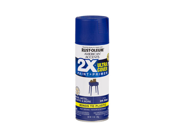 RUST-OLEUM® 2X Ultra Cover Satin Spray – Satin Ink Blue (12 oz. Spray)