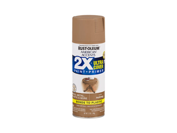 RUST-OLEUM® 2X Ultra Cover Satin Spray – Satin Nutmeg (12 oz. Spray)