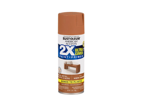 RUST-OLEUM® 2X Ultra Cover Satin Spray – Satin Warm Caramel (12 oz. Spray)