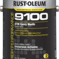 RUST-OLEUM HIGH PERFORMANCE V9100 System Low VOC DTM Epoxy Mastic - Immersion Activator Gloss Finish 340 VOC 1gal