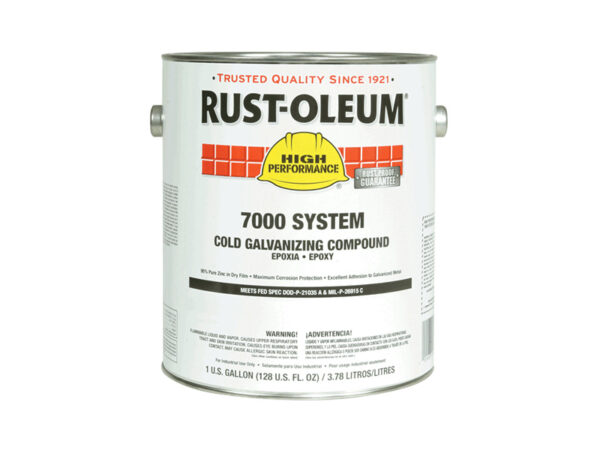 RUST-OLEUM HIGH PERFORMANCE 7000 System Cold Galvanizing Compound 1Gal
