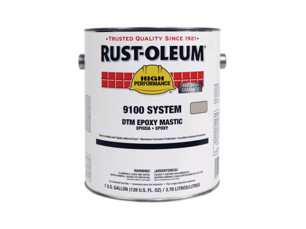 RUST-OLEUM HIGH PERFORMANCE 9100 System Low VOC DTM Epoxy Mastic – Aluminum 1gal