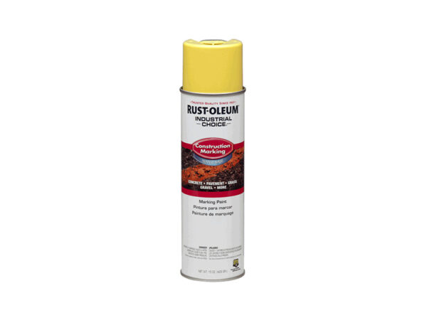 RUST-OLEUM INDUSTRIAL CHOICE M1400 Water-Based Construction Marking Paint Yellow