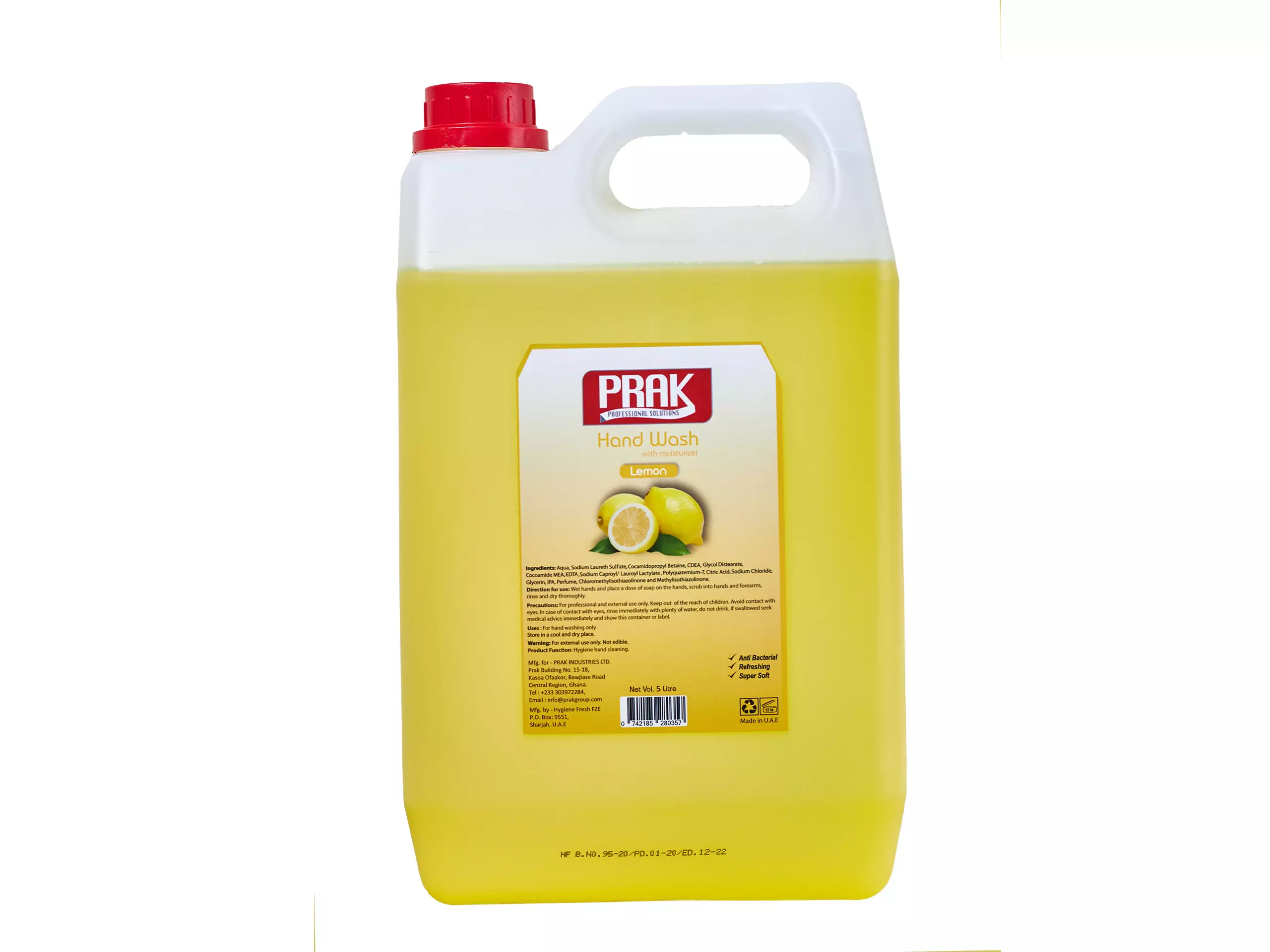 PRAK All Purpose Cleaner 5lt- Lemon