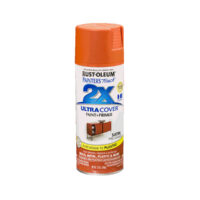RUST-OLEUM® 2X Ultra Cover Satin Spray - Satin Fire Orange (12 oz. Spray)