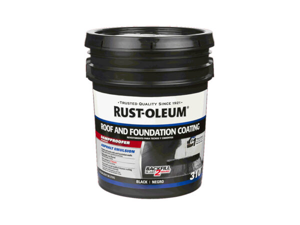 RUST-OLEM ROOFING 310 Roof and Foundation Coating 4.75 Gal