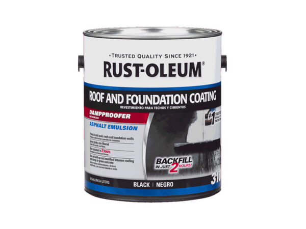 RUST OLEUM 310 Roof and Foundation Coating 0.9 gal-Black