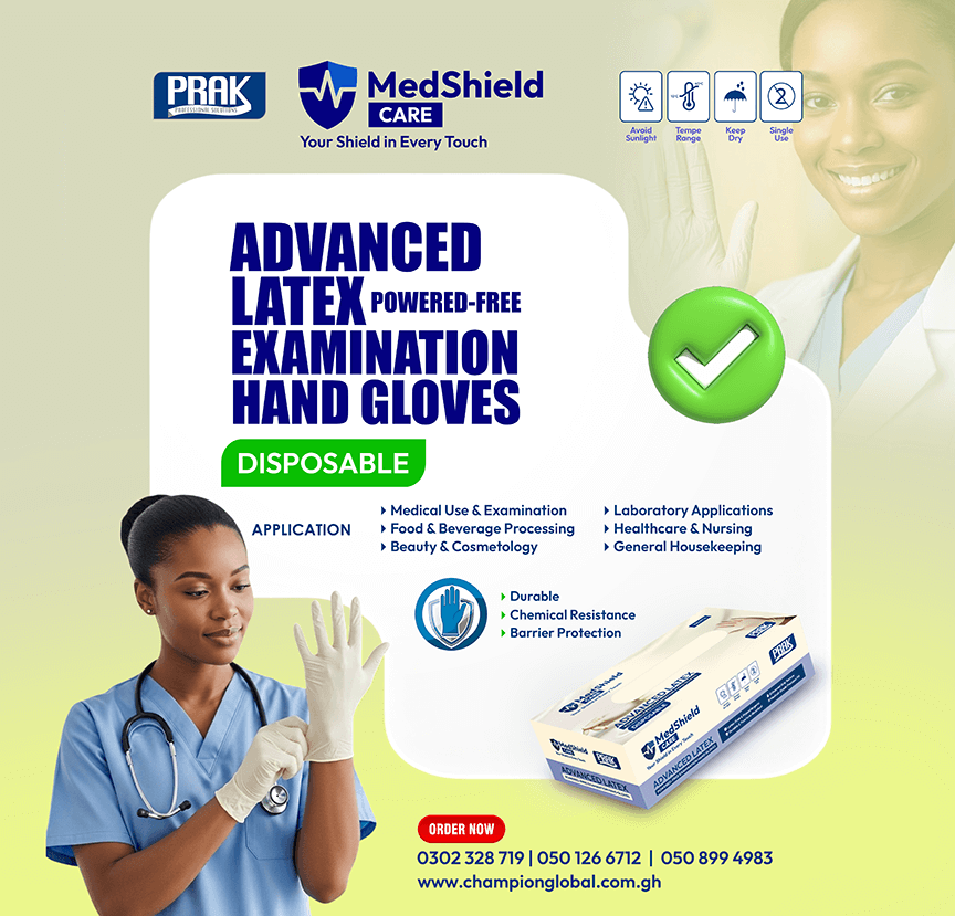 MedShield Advanced Latex Powered-Free Examination Hand Gloves (10 Packs in 1 Box)