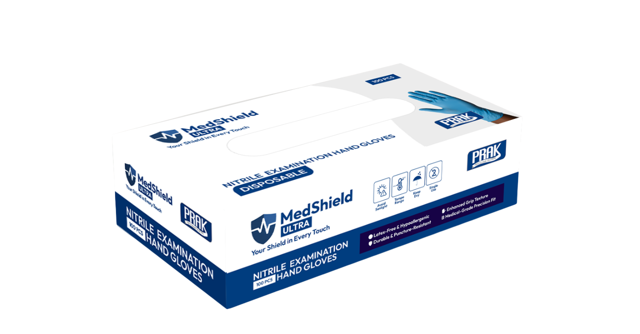 Nitrile Examination Hand Gloves