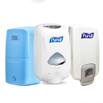 soap and sanitizer dispensers
